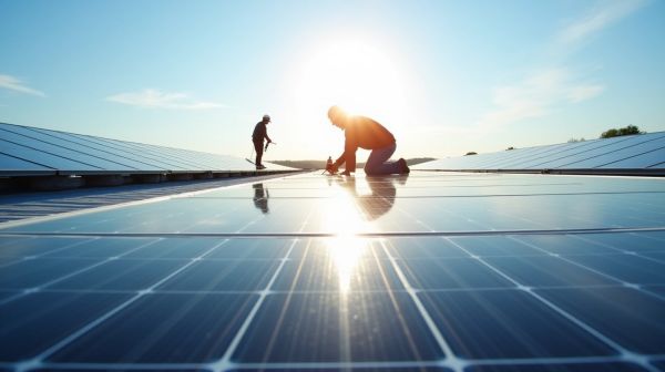 Installation de panneaux solaires photovoltaïques : économies d'énergie garanties