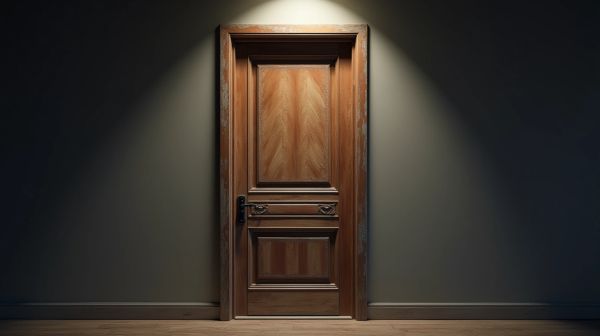 Isoler une vieille porte d'entrée en bois avec des solutions simples